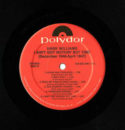 I Ain't Got Nothin' But Time: December 1946 - August 1947 - secondary