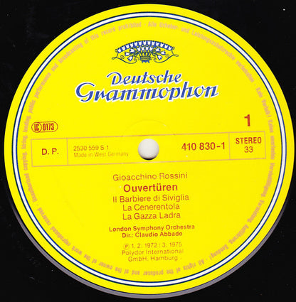 Claudio Abbado, Gioacchino Rossini, London Symphony Orchestra - Ouvertüren = Overtures