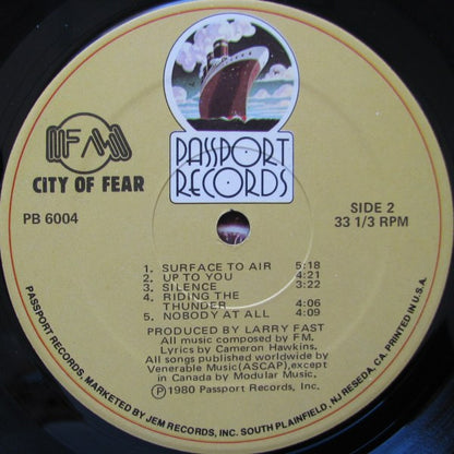FM - City Of Fear