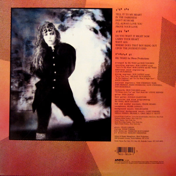 Tell It To My Heart - secondary
