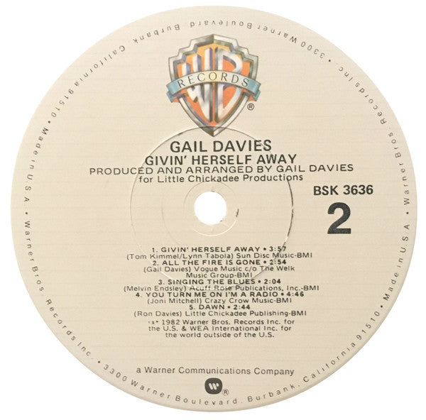 Givin' Herself Away - secondary