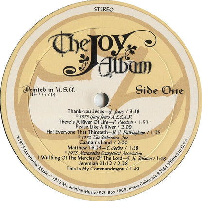 The Maranatha Singers - The Joy Album