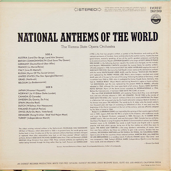 National Anthems Of The World - secondary