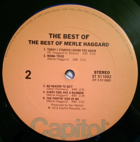 The Best Of The Best Of Merle Haggard - secondary