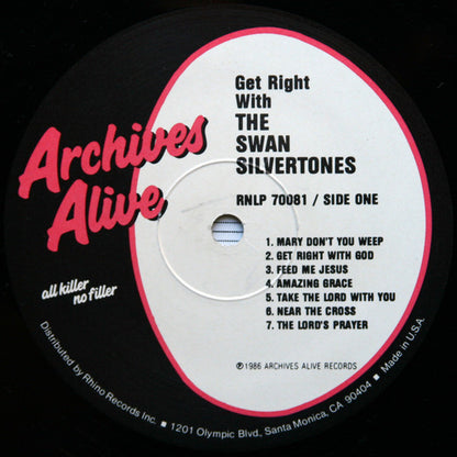 Get Right With The Swan Silvertones - secondary