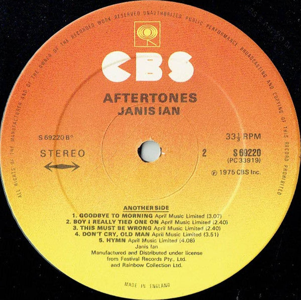 Janis Ian - Aftertones