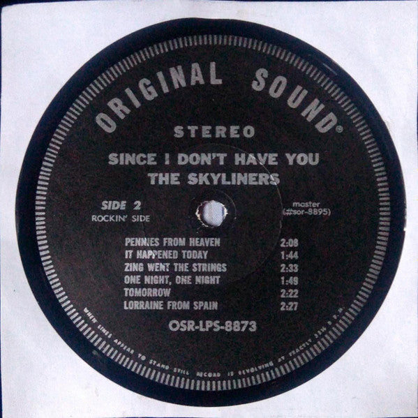 Since I Don't Have You - secondary