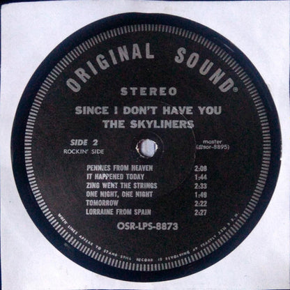 Since I Don't Have You - secondary