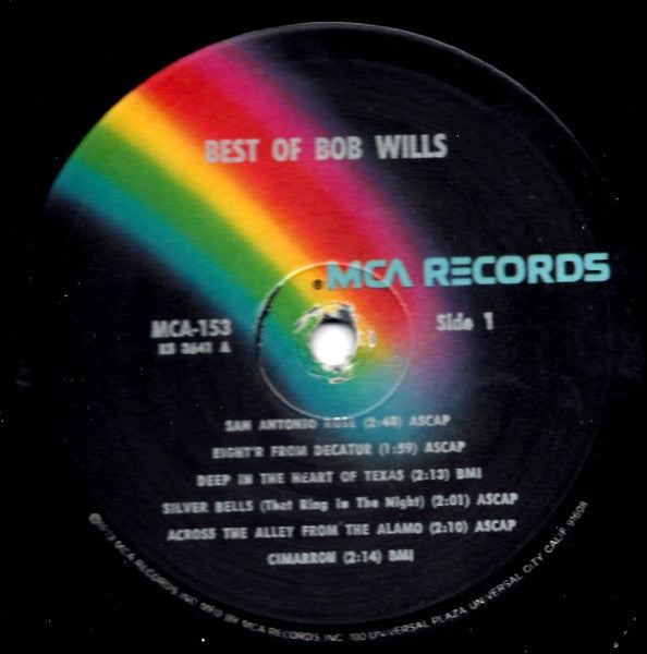 The Best Of Bob Wills - secondary