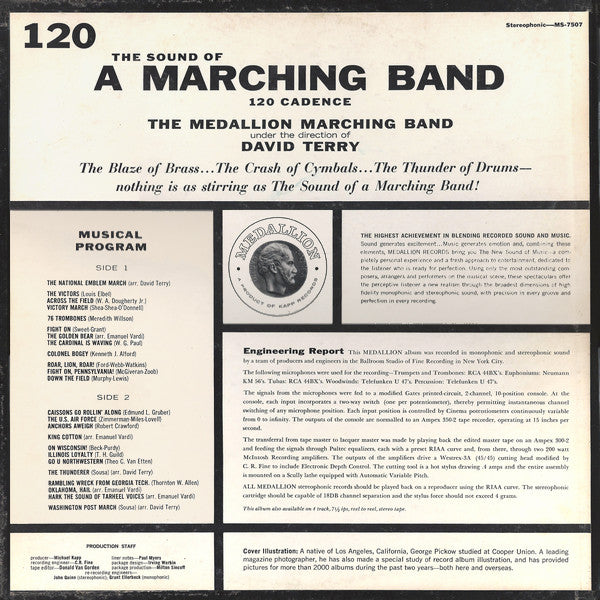 The Medallion Marching Band, David Terry (4) - The Sound Of A Marching Band 120 Cadence