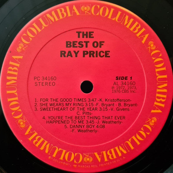 The Best Of Ray Price - secondary