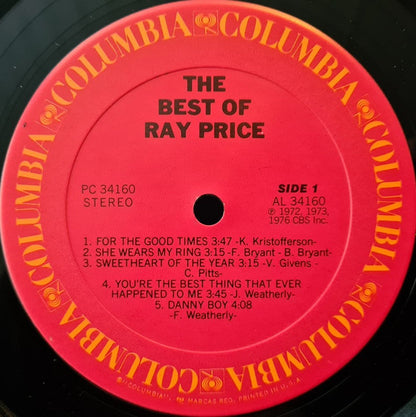The Best Of Ray Price - secondary