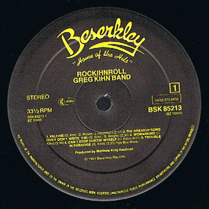 Greg Kihn Band - Rockihnroll