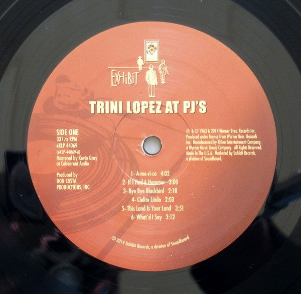 Trini Lopez At PJ's - secondary
