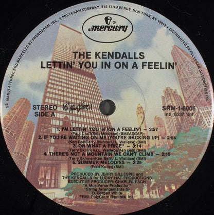 The Kendalls - Lettin' You In On A Feelin'