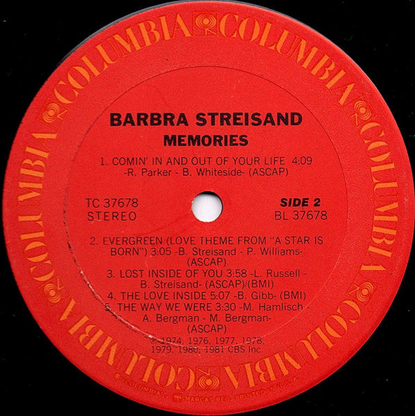 Barbra Streisand - Memories