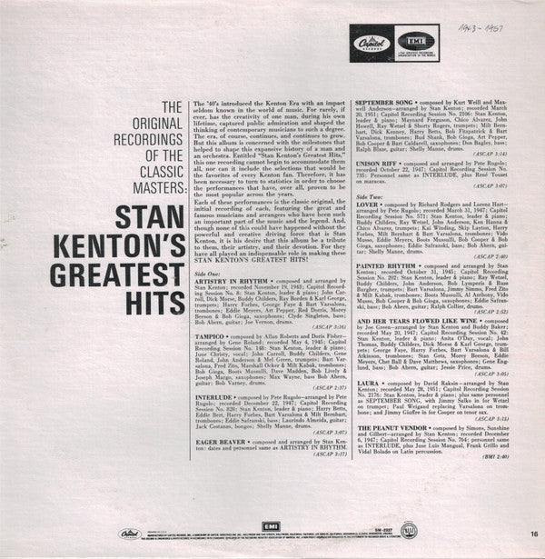 Stan Kenton - Stan Kenton's Greatest Hits