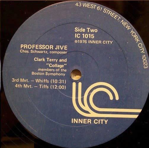 Clark Terry - Professor Jive - A Jazz Symphony By Charles Schwartz