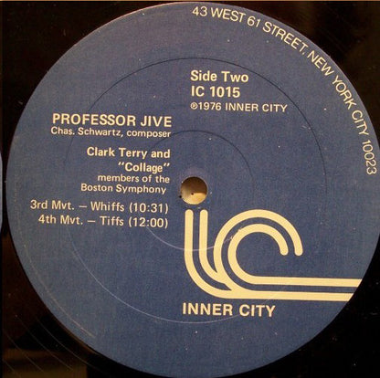 Clark Terry - Professor Jive - A Jazz Symphony By Charles Schwartz