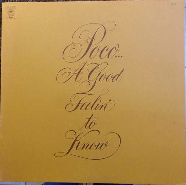 A Good Feelin' To Know - primary
