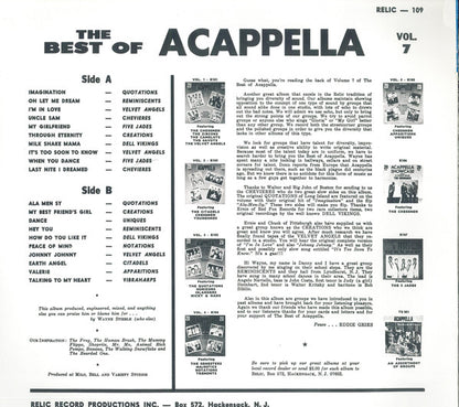 The Best Of Acappella Volume 7 - secondary