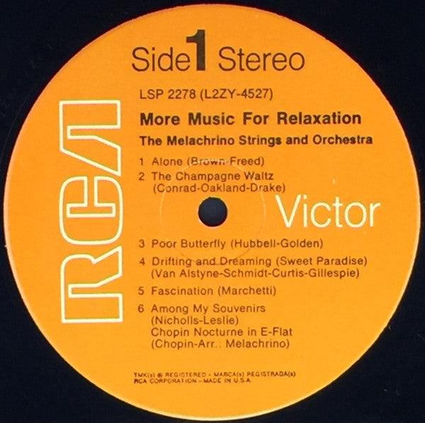 The Melachrino Strings - More Music For Relaxation
