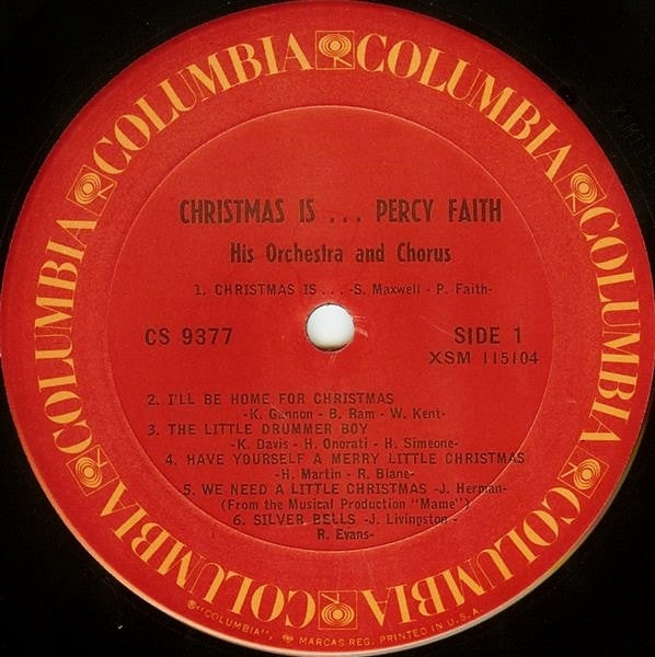 Percy Faith And His Orchestra And Chorus - Christmas Is...Percy Faith His Orchestra And Chorus