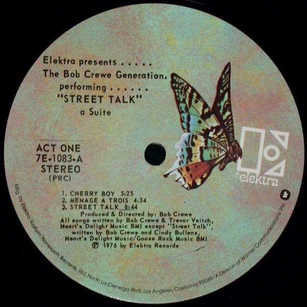 The Bob Crewe Generation - Street Talk