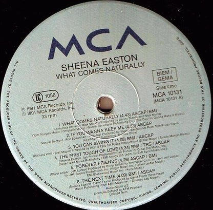 Sheena Easton - What Comes Naturally