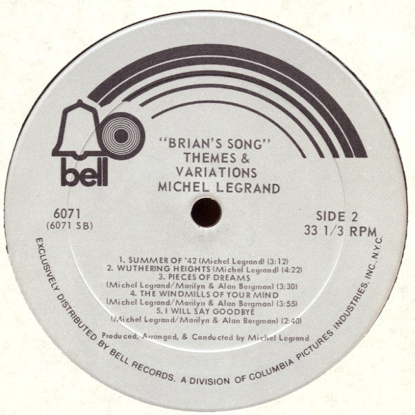 Michel Legrand - Brian's Song (Themes & Variations)