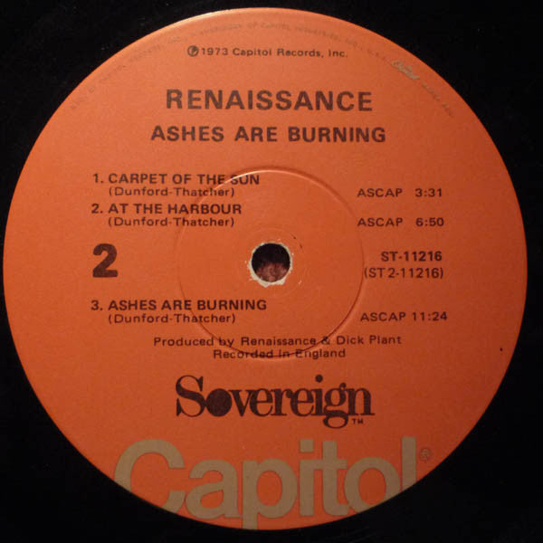 Renaissance - Ashes Are Burning