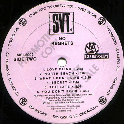 SVT - No Regrets