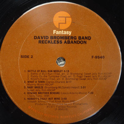 Reckless Abandon - secondary