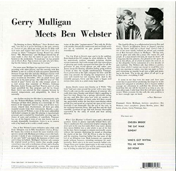 Gerry Mulligan Meets Ben Webster - secondary