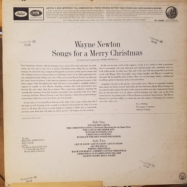 Wayne Newton - Songs For A Merry Christmas