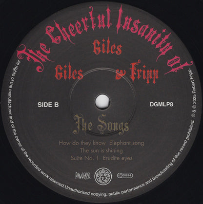 The Cheerful Insanity Of Giles, Giles And Fripp (The Songs) - secondary