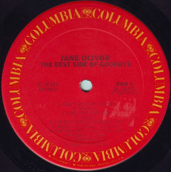 Jane Olivor - The Best Side Of Goodbye