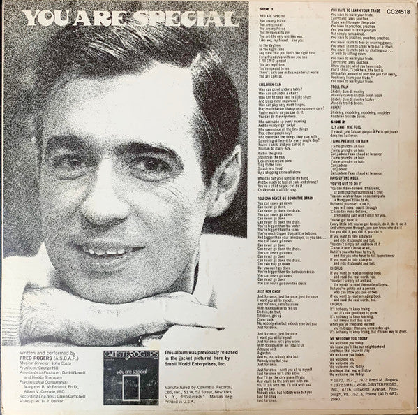 Mister Rogers - You Are Special