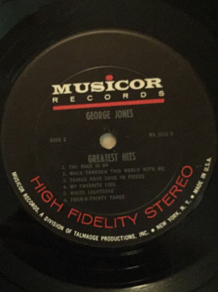 George Jones Greatest Hits - secondary