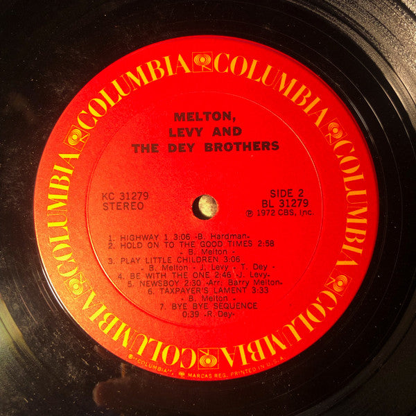Barry Melton, Jay Levy, The Dey Brothers - Melton, Levy & The Dey Bros.
