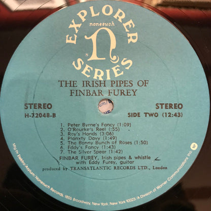 The Irish Pipes Of Finbar Furey - secondary