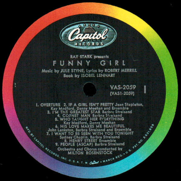 Jule Styne, Bob Merrill, Barbra Streisand, Sydney Chaplin - Funny Girl (Original Broadway Cast)