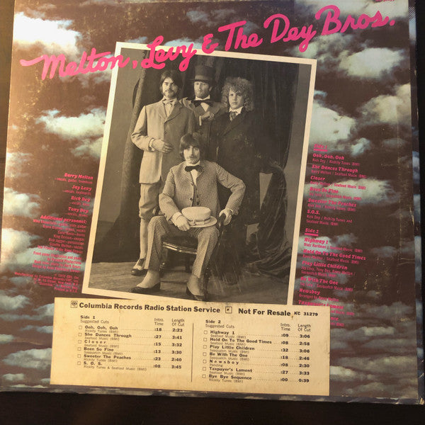 Barry Melton, Jay Levy, The Dey Brothers - Melton, Levy & The Dey Bros.