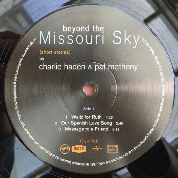 Beyond The Missouri Sky (Short Stories)  - secondary