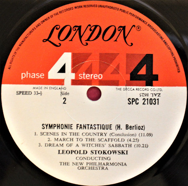 Hector Berlioz, Leopold Stokowski, New Philharmonia Orchestra - Symphonie Fantastique