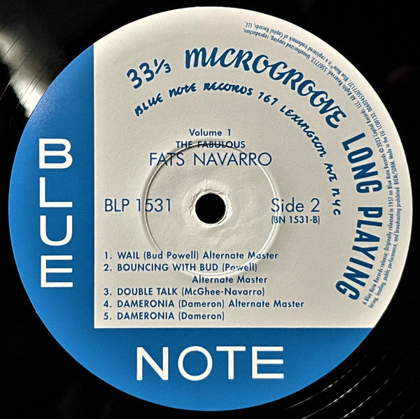The Fabulous Fats Navarro Volume 1 - secondary