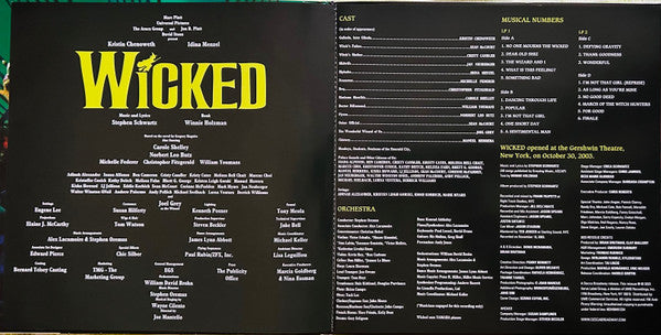 Wicked (Original Broadway Cast Recording) - secondary