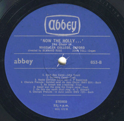 Now The Holly... - secondary