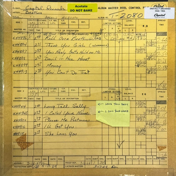 The Beatles' Second Album - secondary