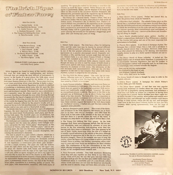 The Irish Pipes Of Finbar Furey - secondary